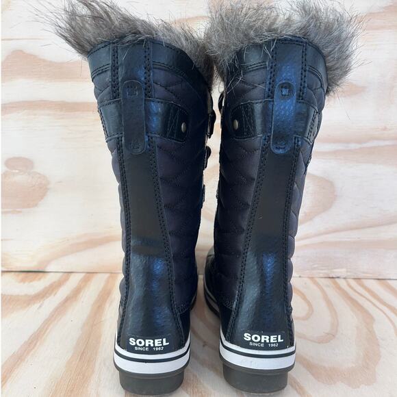 Sorel - Tofino II Faux Fur - Winter Boots - Black - Women's - 7 - LL3654-010 - Picture 6 of 9
